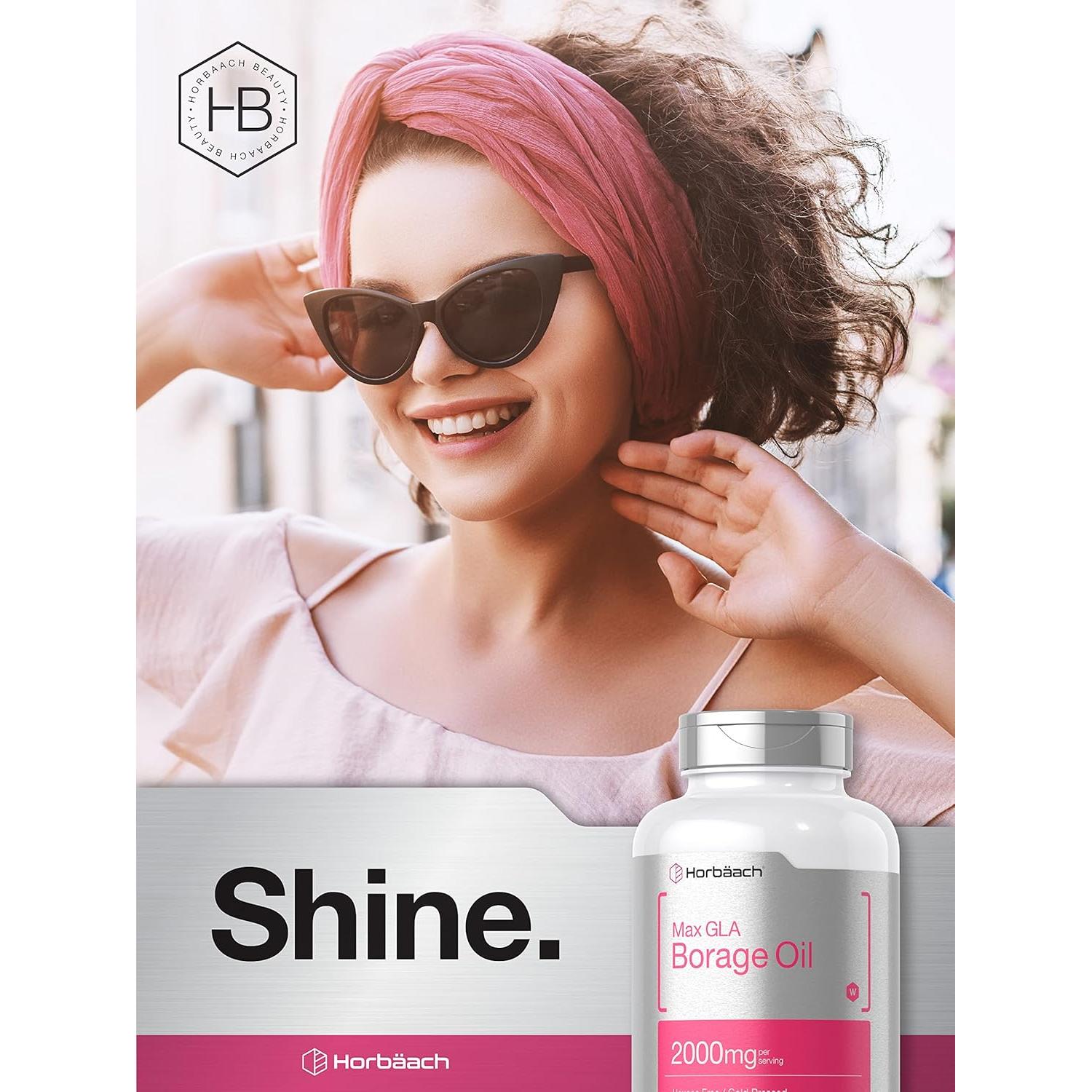 Cápsulas de Aceite de Borraja Horbäach 2000 mg - 120 Gelatinas