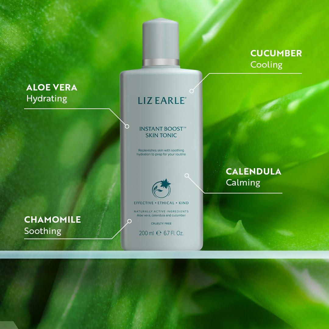 Tónico Facial Hidratante Liz Earle Instant Boost 200 ml - Aloe Vera