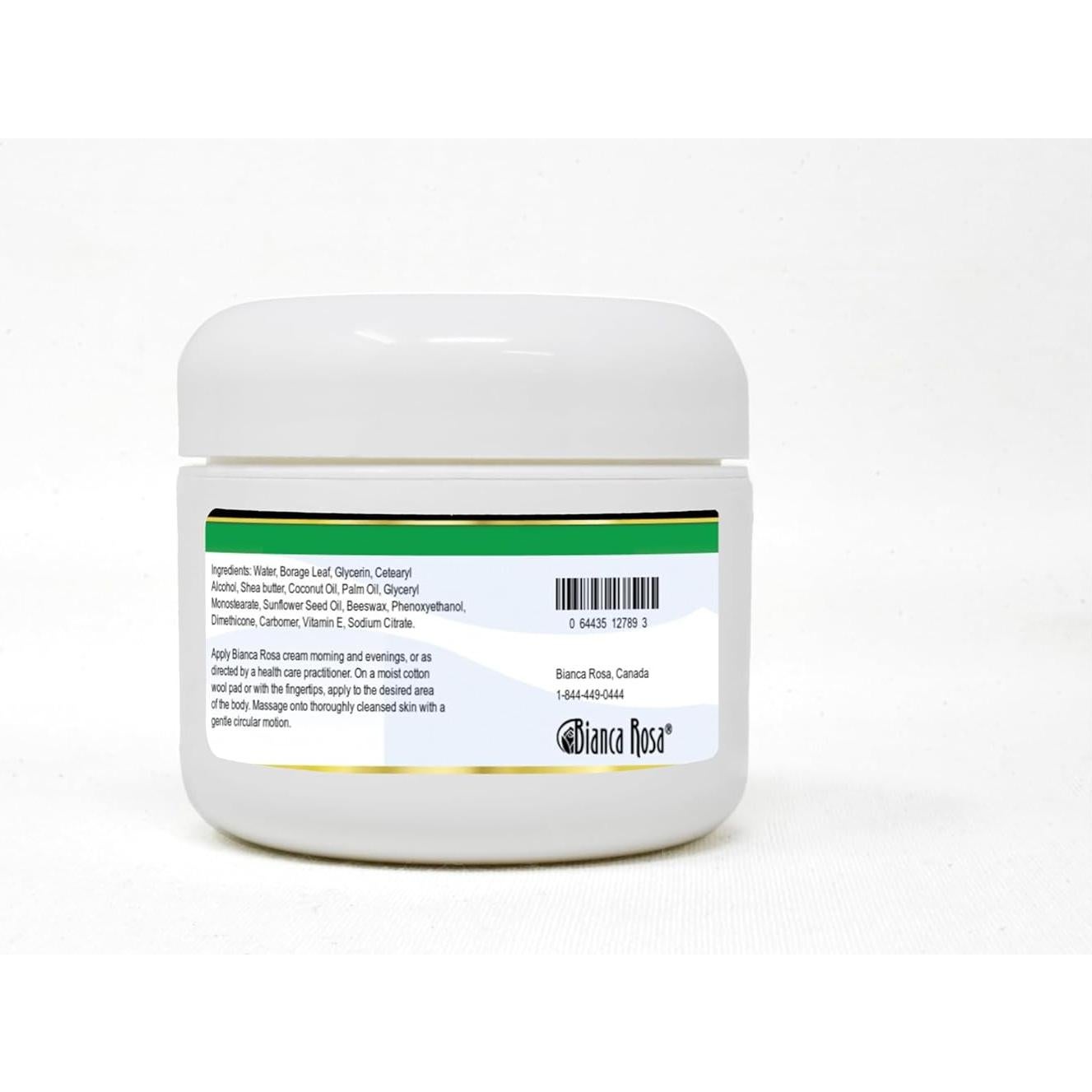 Crema de Hoja de Borraja Bianca Rosa - Paquete de 3 x 56.7 g