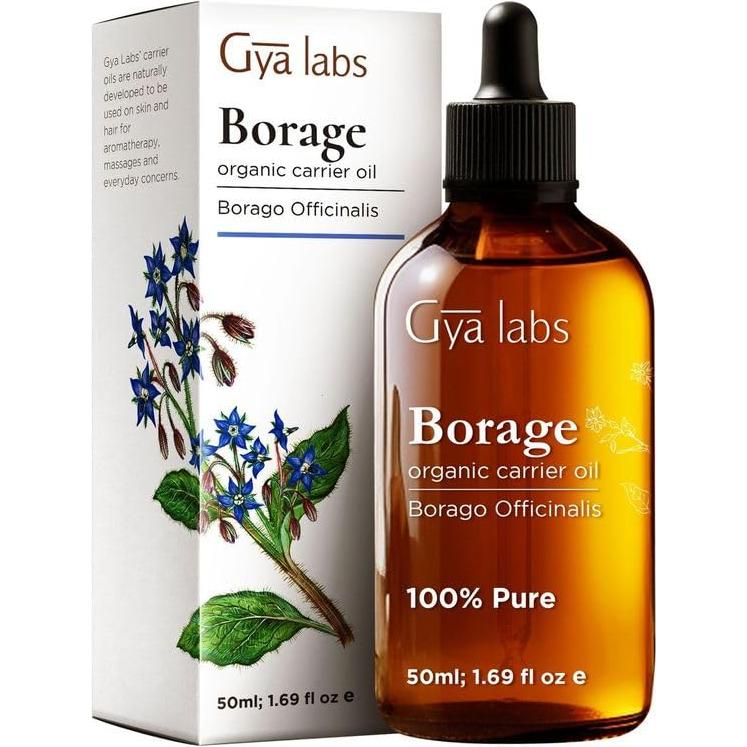 Set de Aceites Esenciales Gya Labs: Borraja 50ml + Geranio 10ml