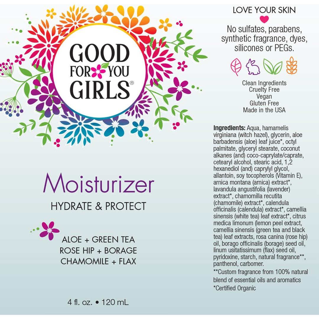 Hidratante Facial Natural Bueno Para Ti Chicas 118 ml - Calmante