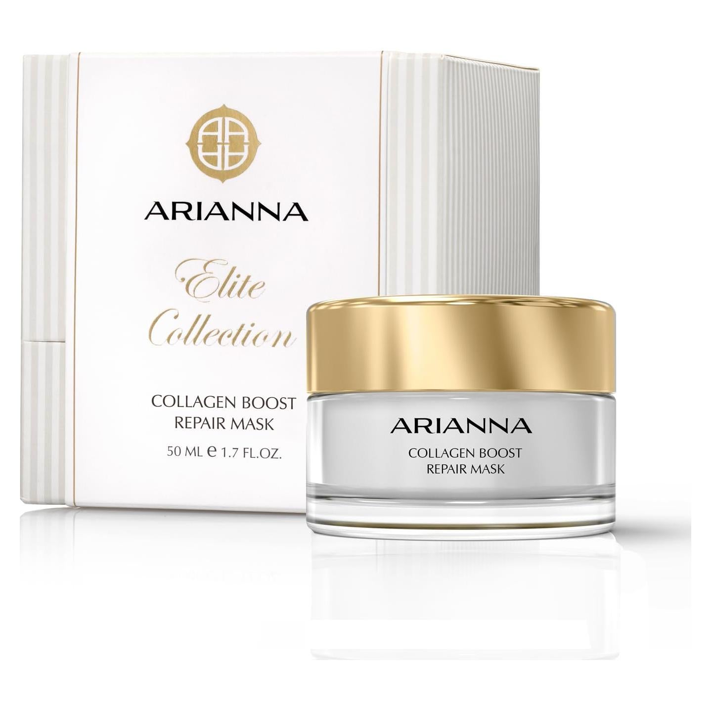 Mascarilla Facial Reparadora Aumentadora de Colágeno Arianna 48g