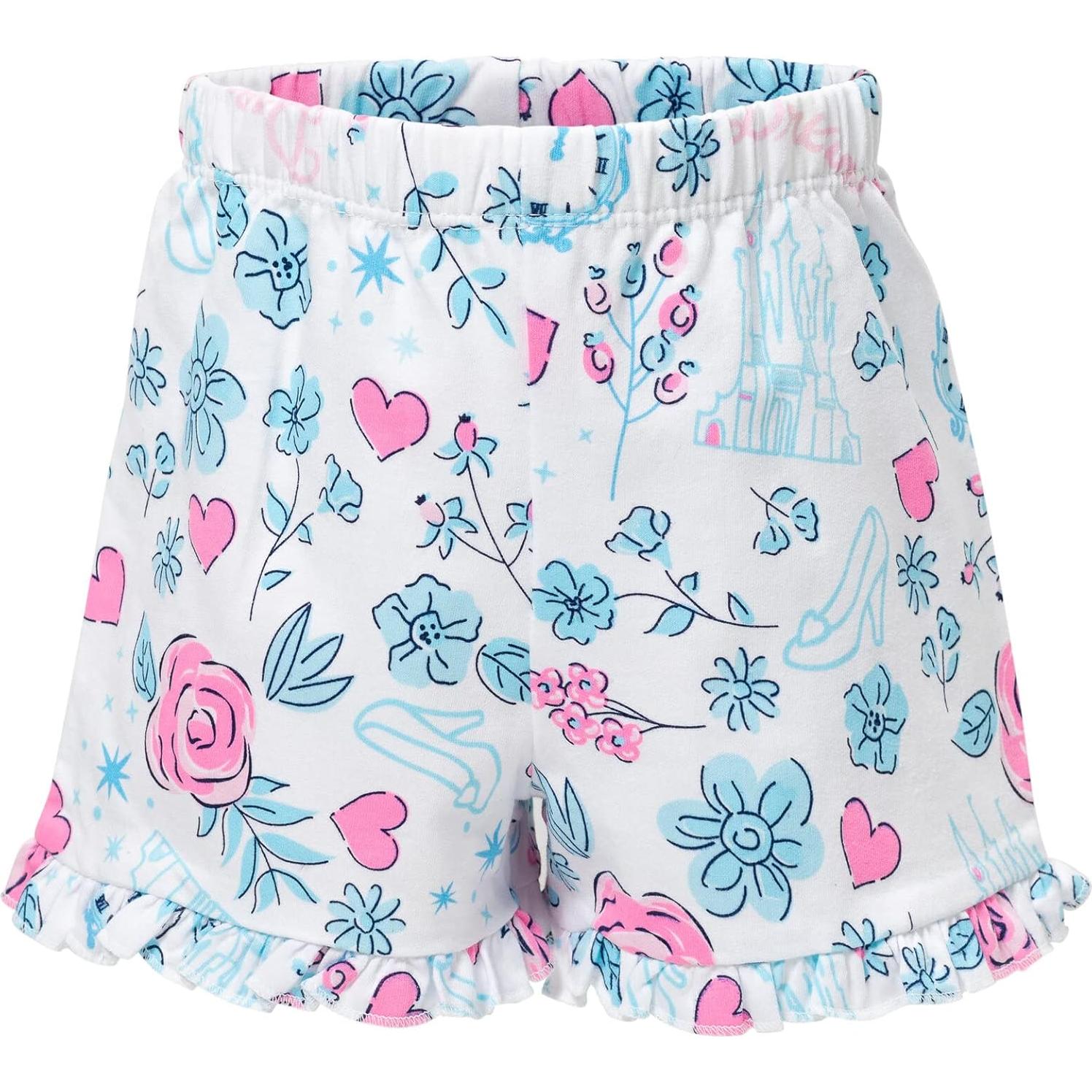 Conjunto camiseta y pantalones cortos Disney Princesa Tiana 5T