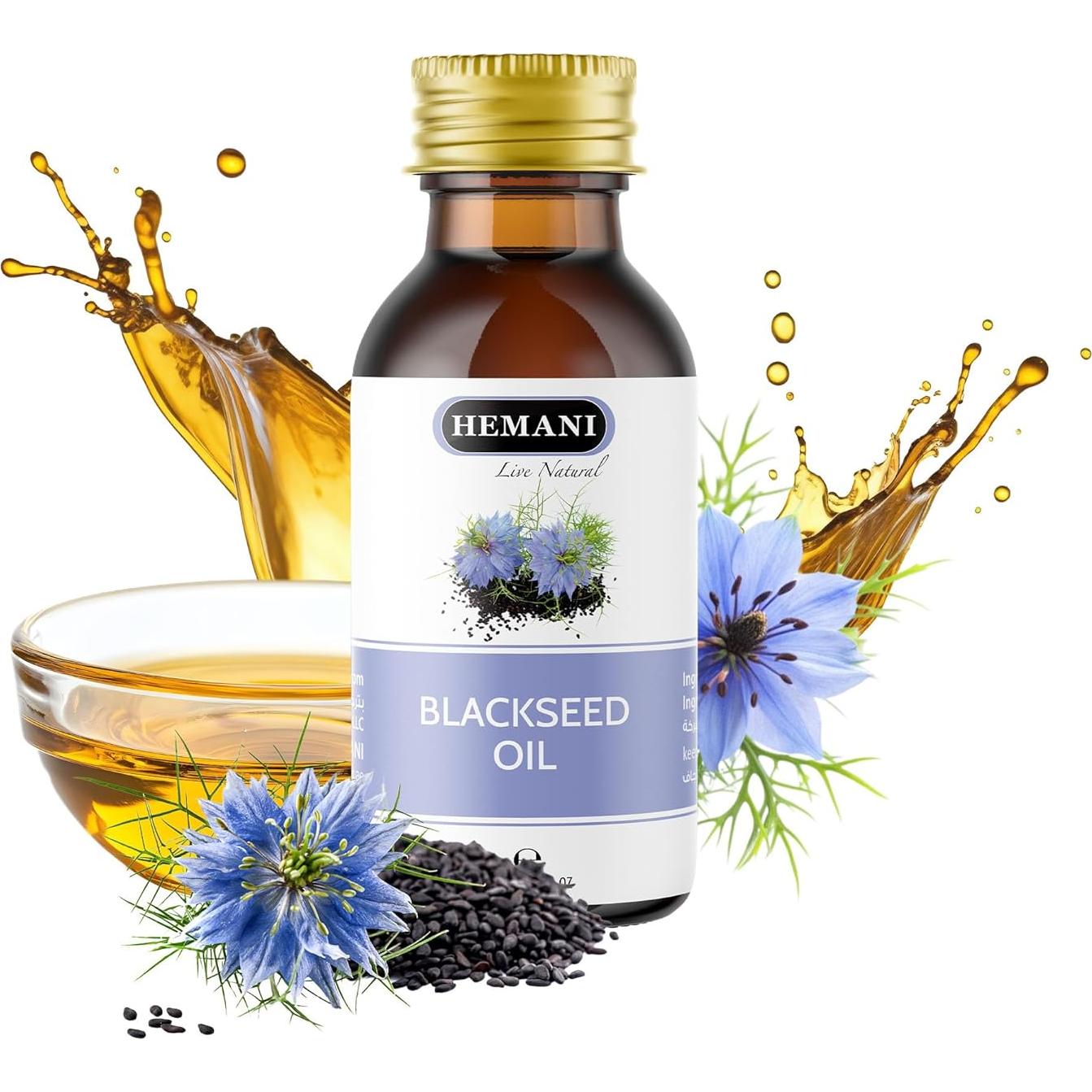 Aceite de Semilla Negra Hemani 30ml - Comino Negro Prensado en Frío