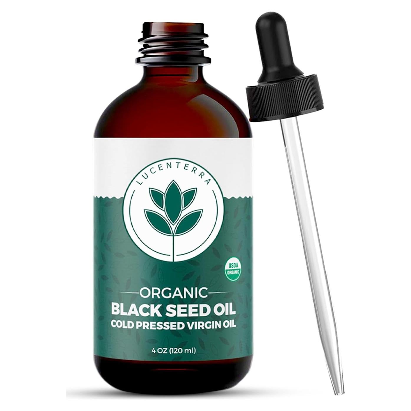 Aceite de Semilla Negra Orgánico 118ml Lucenterra - Antioxidante Puro