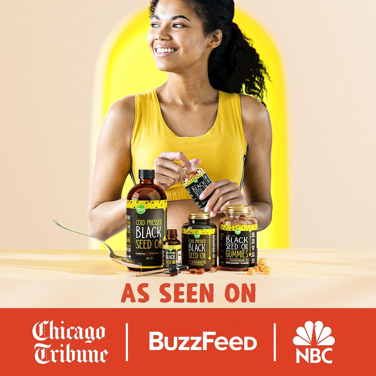 Cápsulas de Aceite de Semilla Negra Maju 60 Contenido 500mg