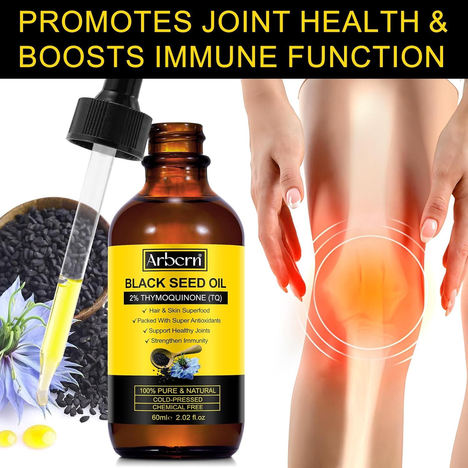 Aceite de Semilla Negra Orgánico Prensado en Frío 60ML - 2 Unidades