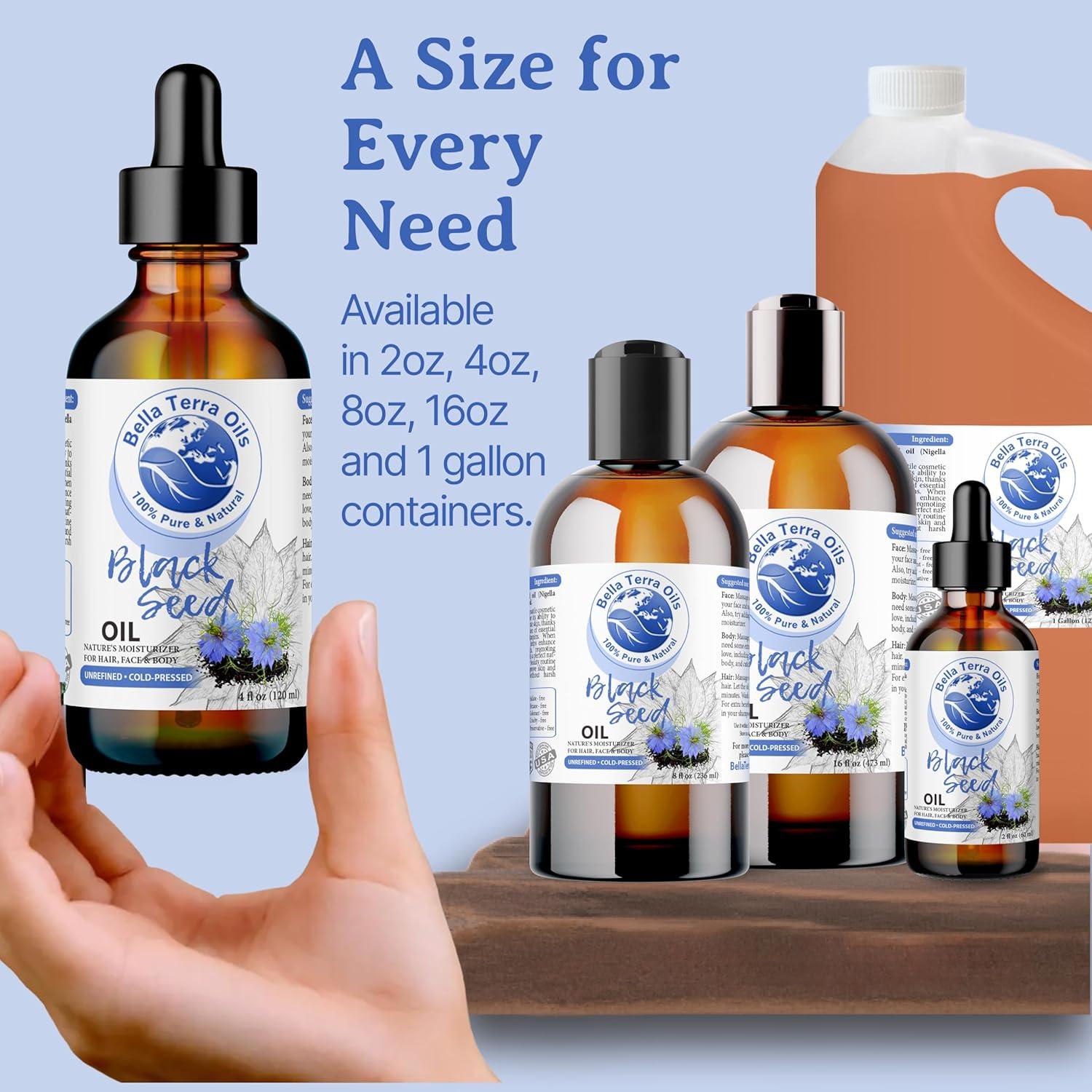 Aceite de Semilla Negra Bella Terra 473ml - Omega y Vitaminas