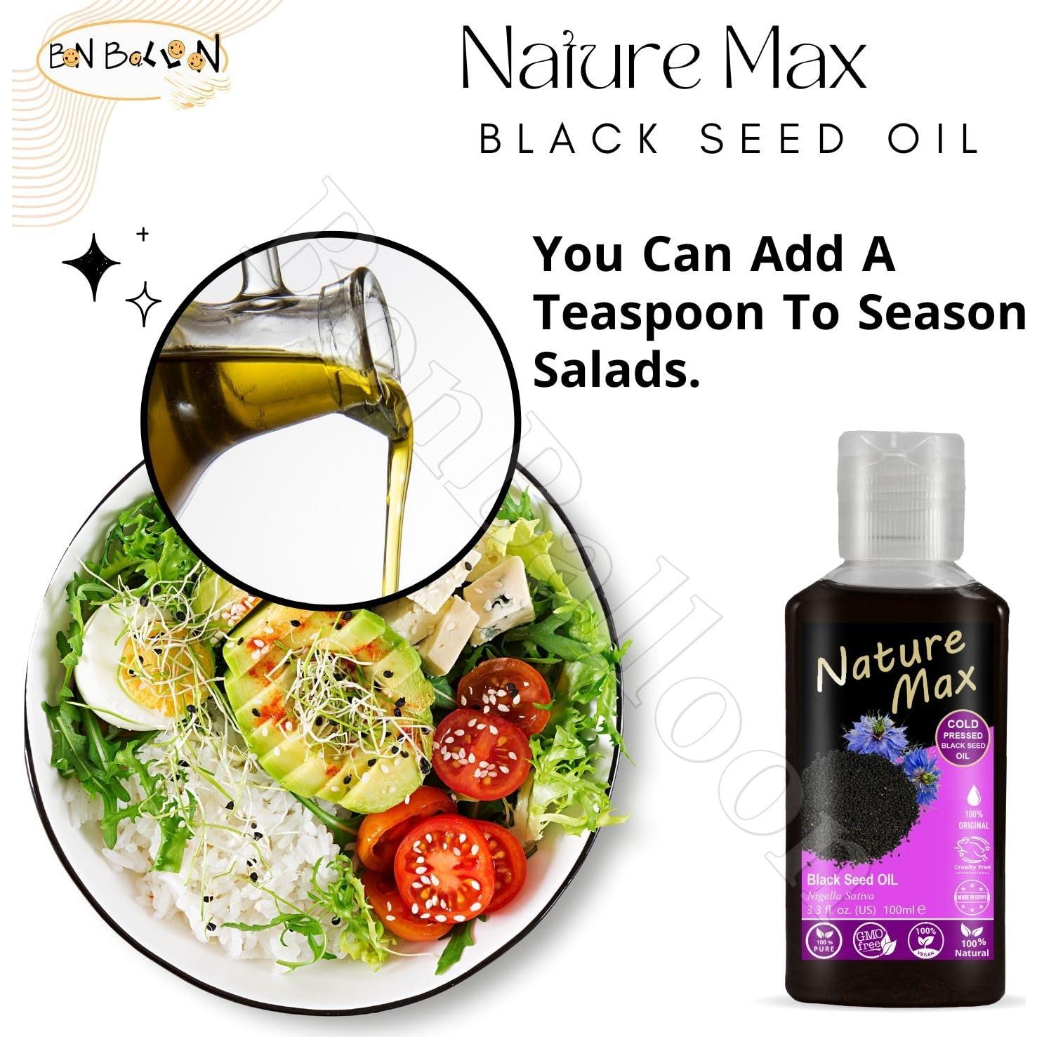 Aceite de Semilla Negra Nature Max 100 ml Orgánico Puro