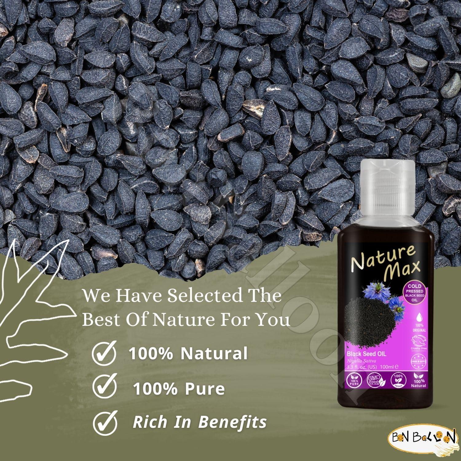 Aceite de Semilla Negra Nature Max 100 ml Orgánico Puro