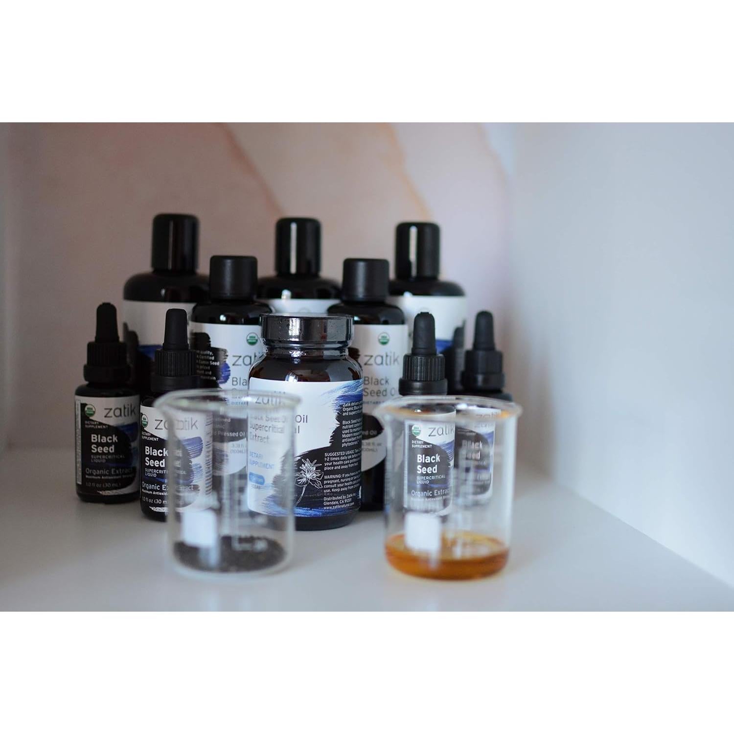 Aceite de Semilla de Comino Negro Zatik 200 ml Orgánico Prensado en Frío