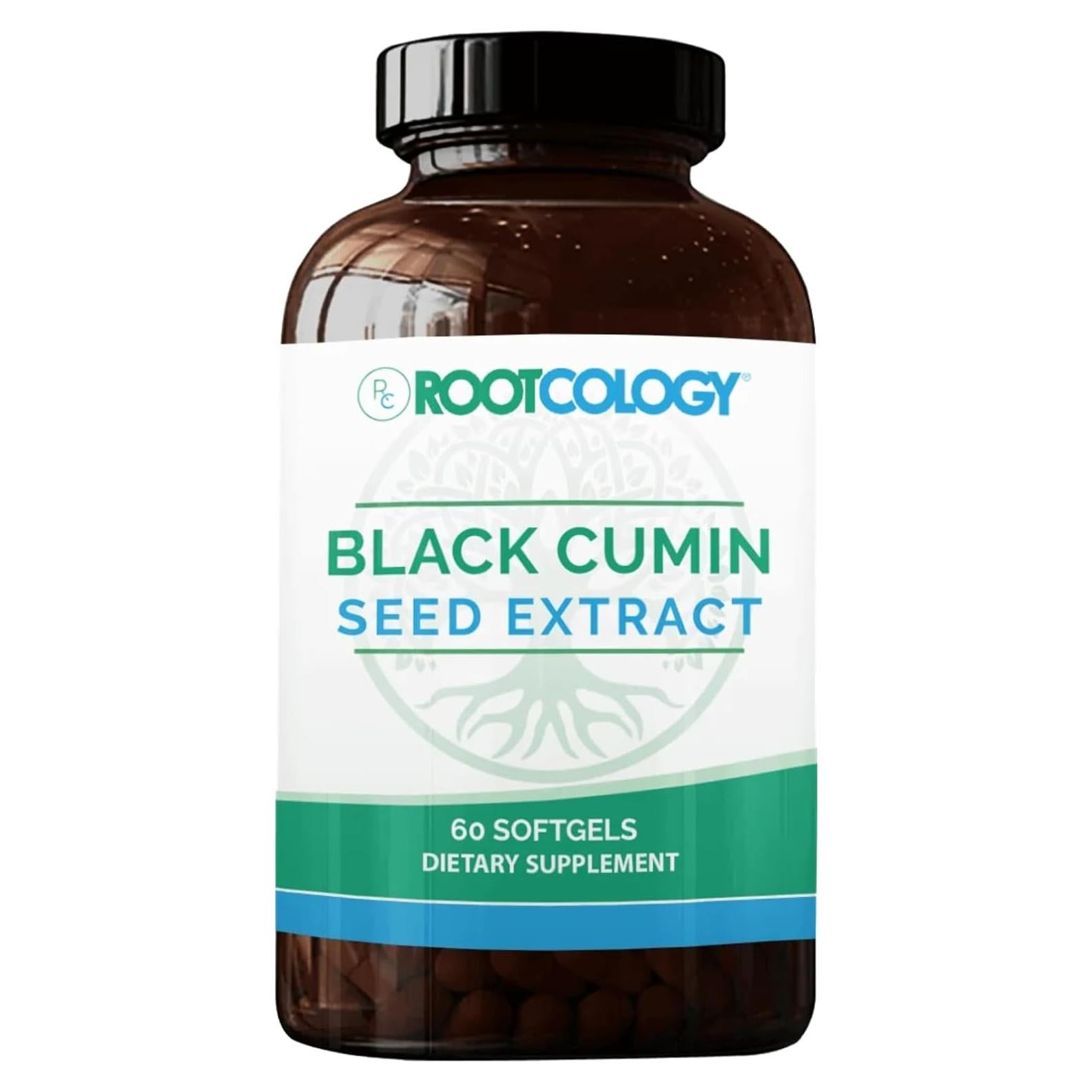 Rootcology Gelatinas Blandas de Comino Negro 60 Unidades - Salud Digestiva y Piel