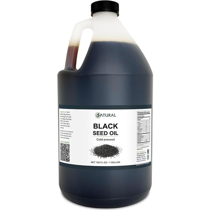 Aceite de Semilla Negra Zatural 3.78L Prensado en Frío Orgánico