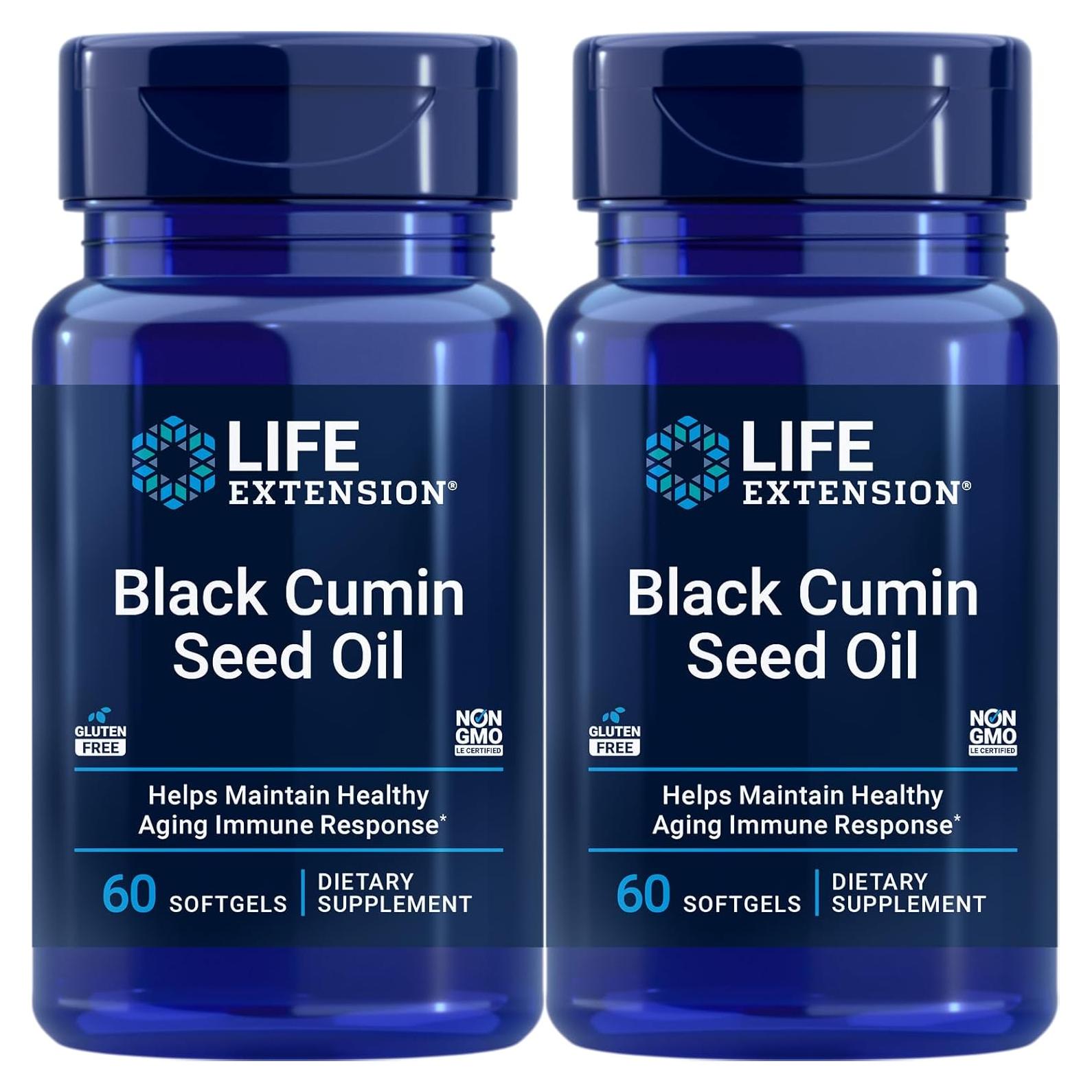 Aceite de Semilla de Comino Negro Life Extension 120 Geles Blandos