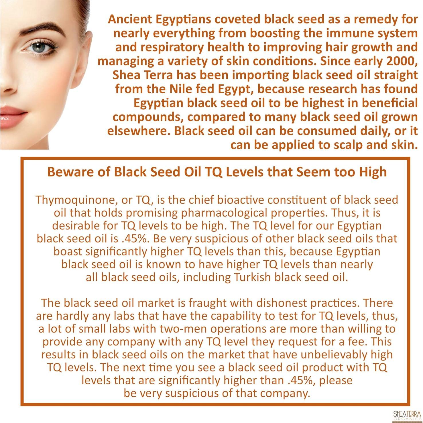 Aceite de Semilla Negra Egipcio Shea Terra 236.6 ml Orgánico