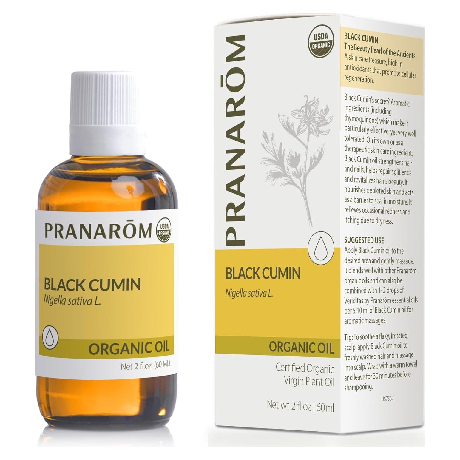 Aceite Vegetal Virgen de Comino Negro Pranarom 60ml Orgánico