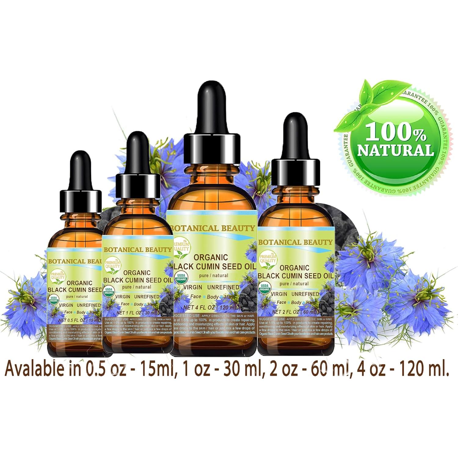 Aceite de Semilla de Comino Negro Orgánico Botanical Beauty 30 ml