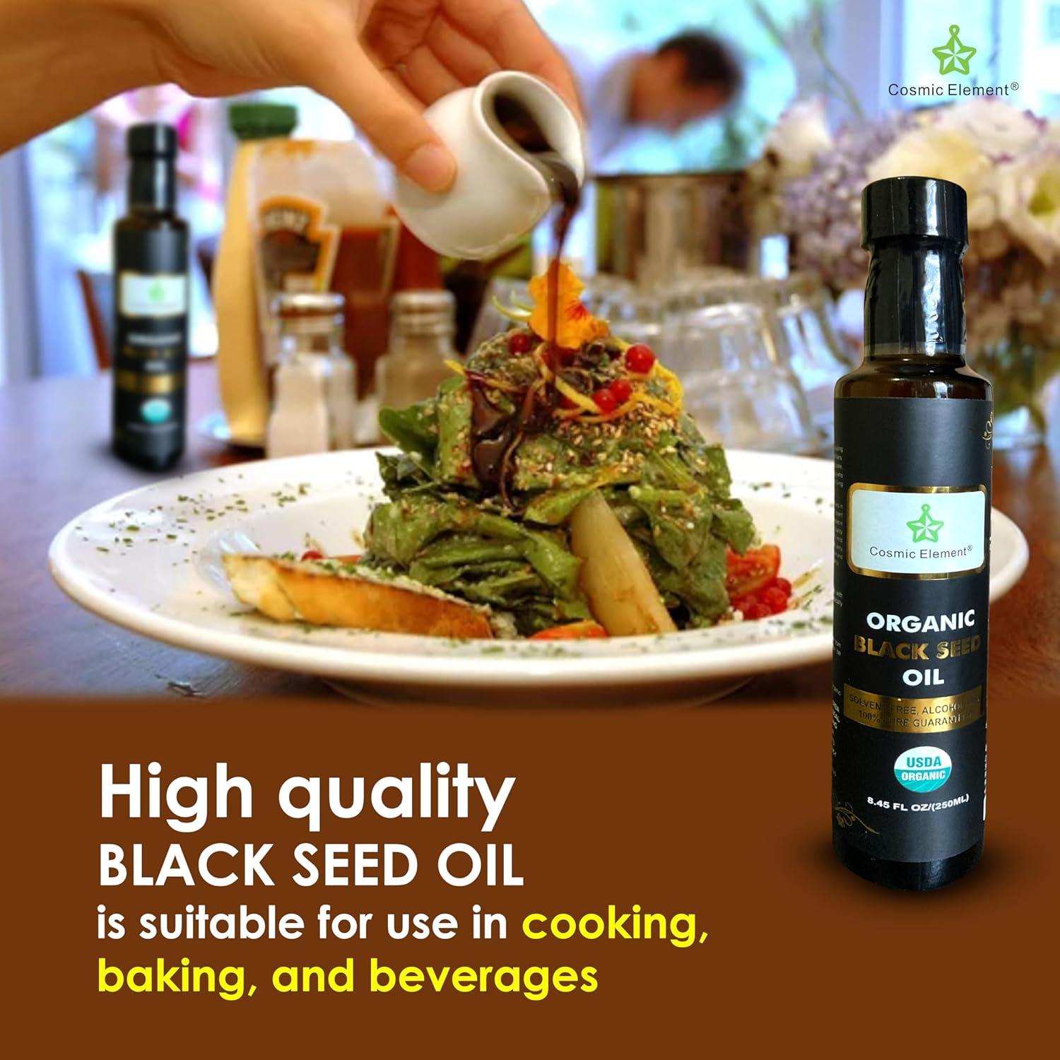 Aceite de Semilla de Comino Negro Orgánico Cosmic Element 248 ml