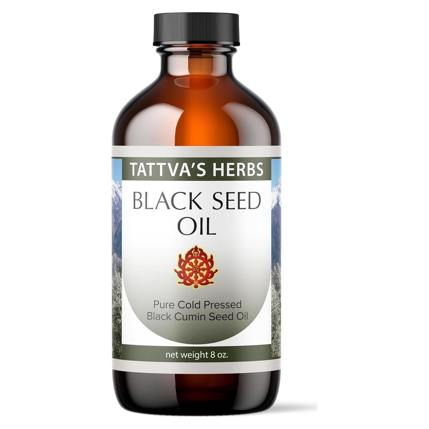 Aceite de Semilla Negra Tattva's Herbs 236.6 ml Prensado en Frío