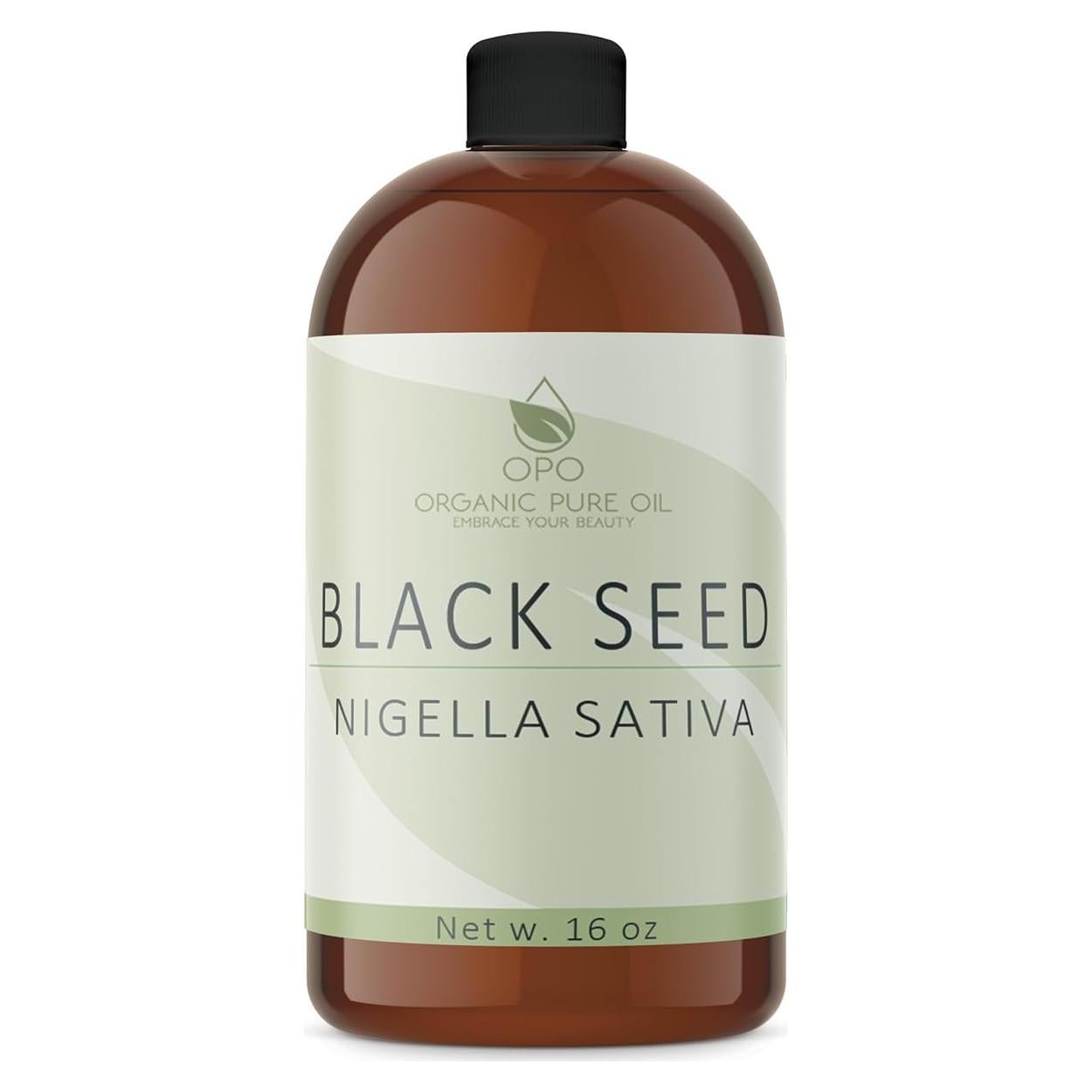 Aceite de Semilla Negra Puro Orgánico Egipcio 453 g - Nigella Sativa