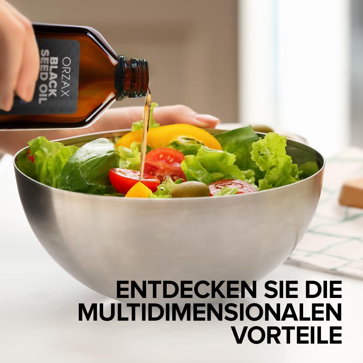 Aceite de Semilla de Nigella Orzax 240 ml - 100% Puro Vegano