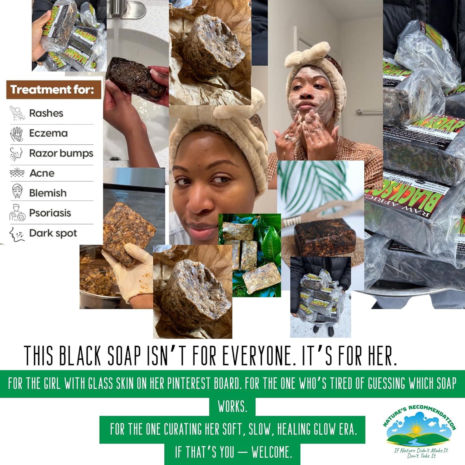 Jabón Negro Africano Premium Sweet Sunnah 450g - Hidratante Orgánico