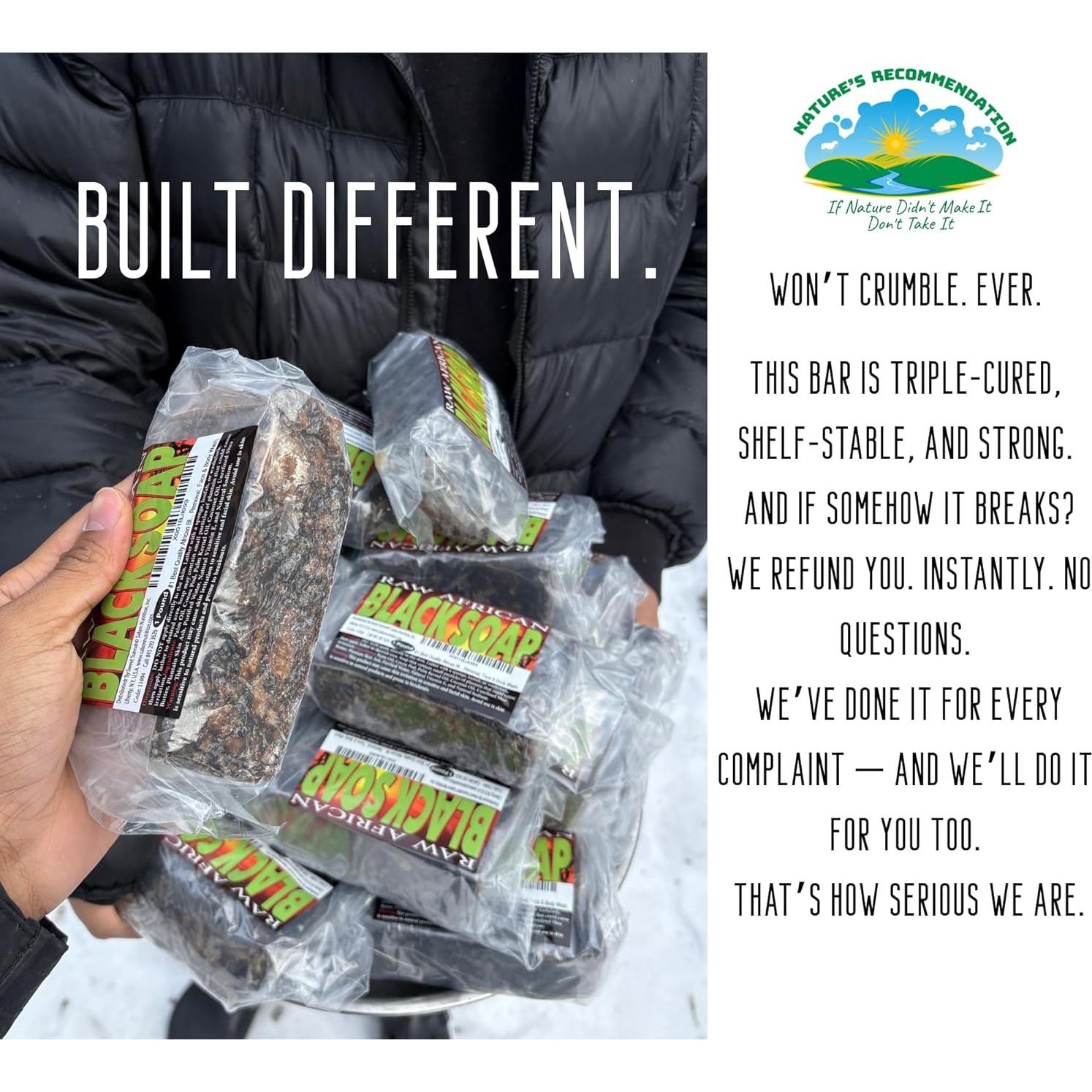 Jabón Negro Africano Premium Sweet Sunnah 450g - Hidratante Orgánico