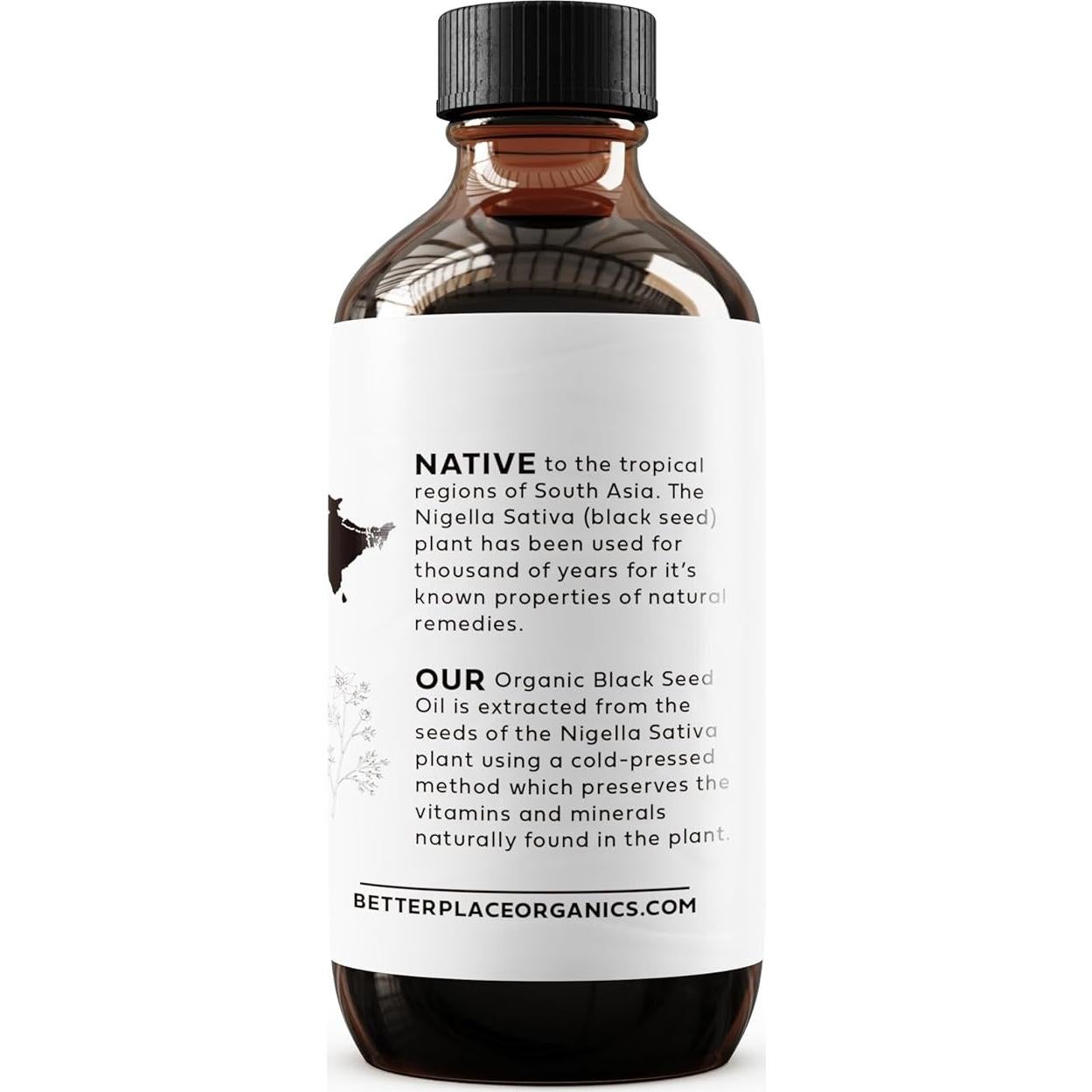 Aceite de Semilla Negra Orgánico 236.6 ml - Better Place