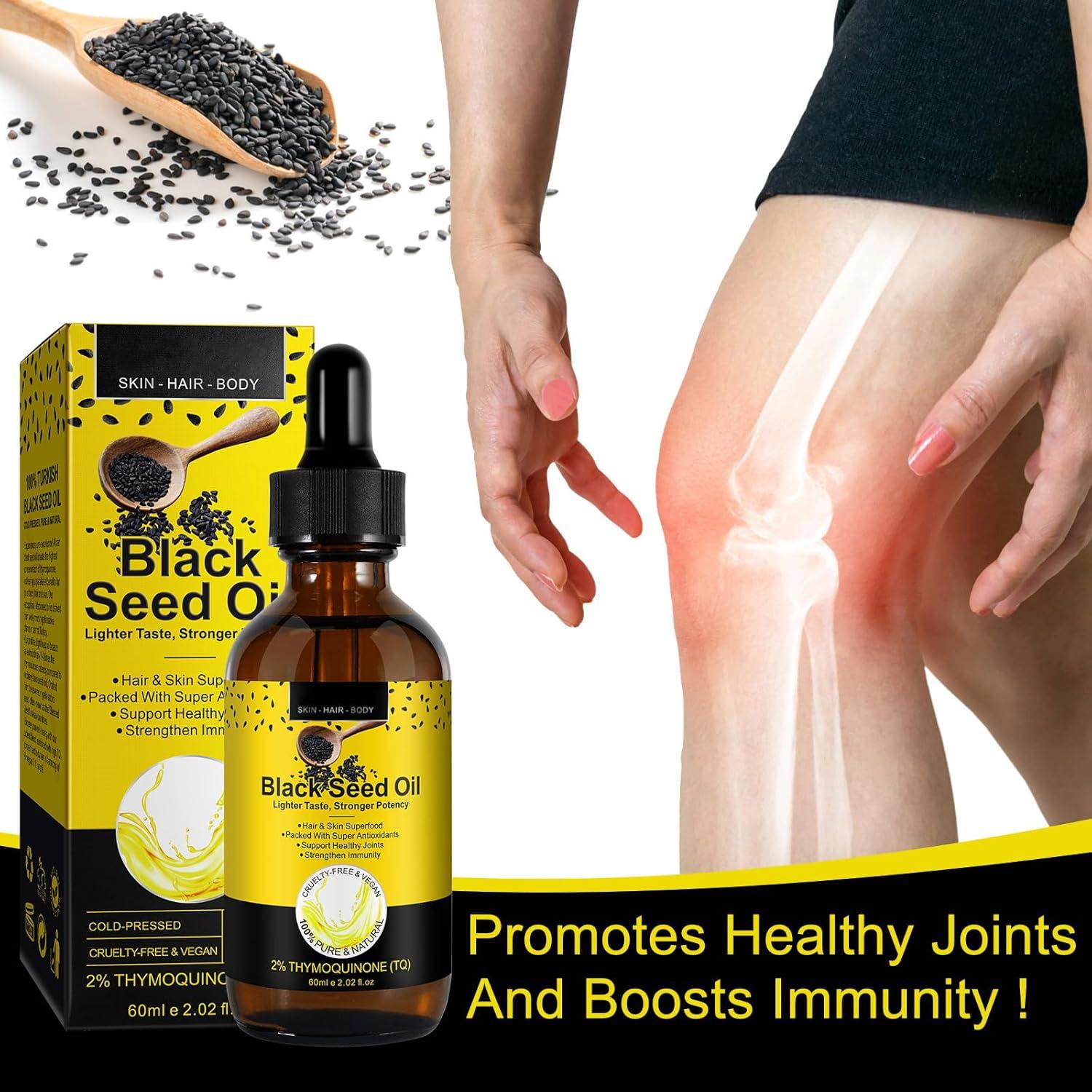 Aceite de Semilla Negra Orgánico Prensado en Frío 60ml - EQEIYICS