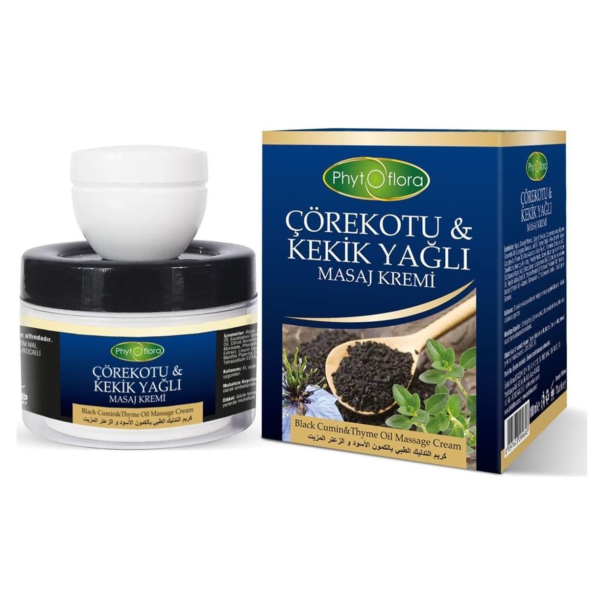 Crema de Masaje Natural Óptimo 100ml Comino Negro y Tomillo