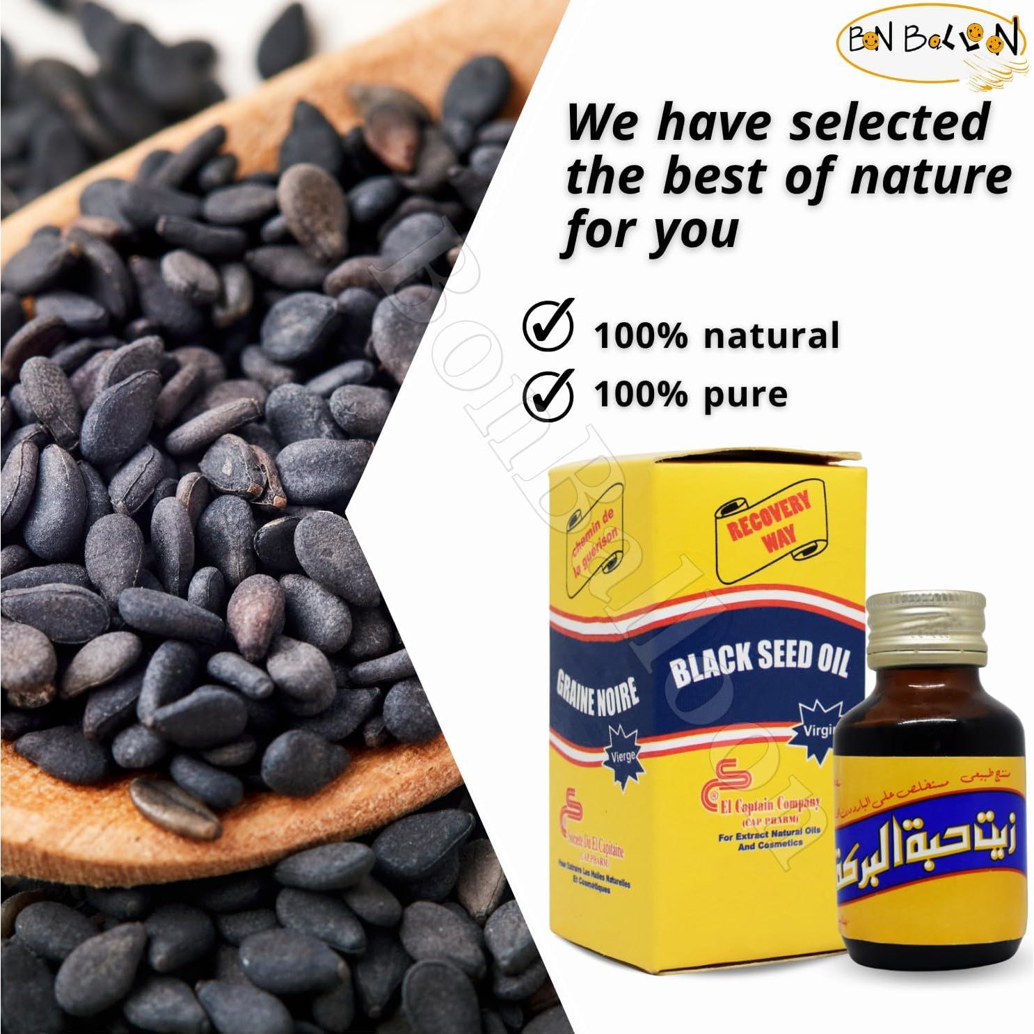 Aceite de Semilla Negra Egipcio Nigella Kalonji 240 ml Puro