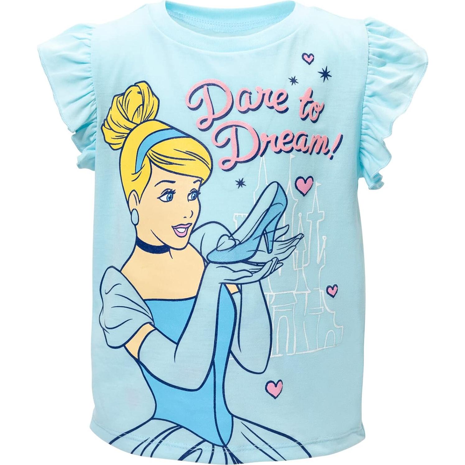 Conjunto camiseta y shorts Tiana Disney 4T para niñas