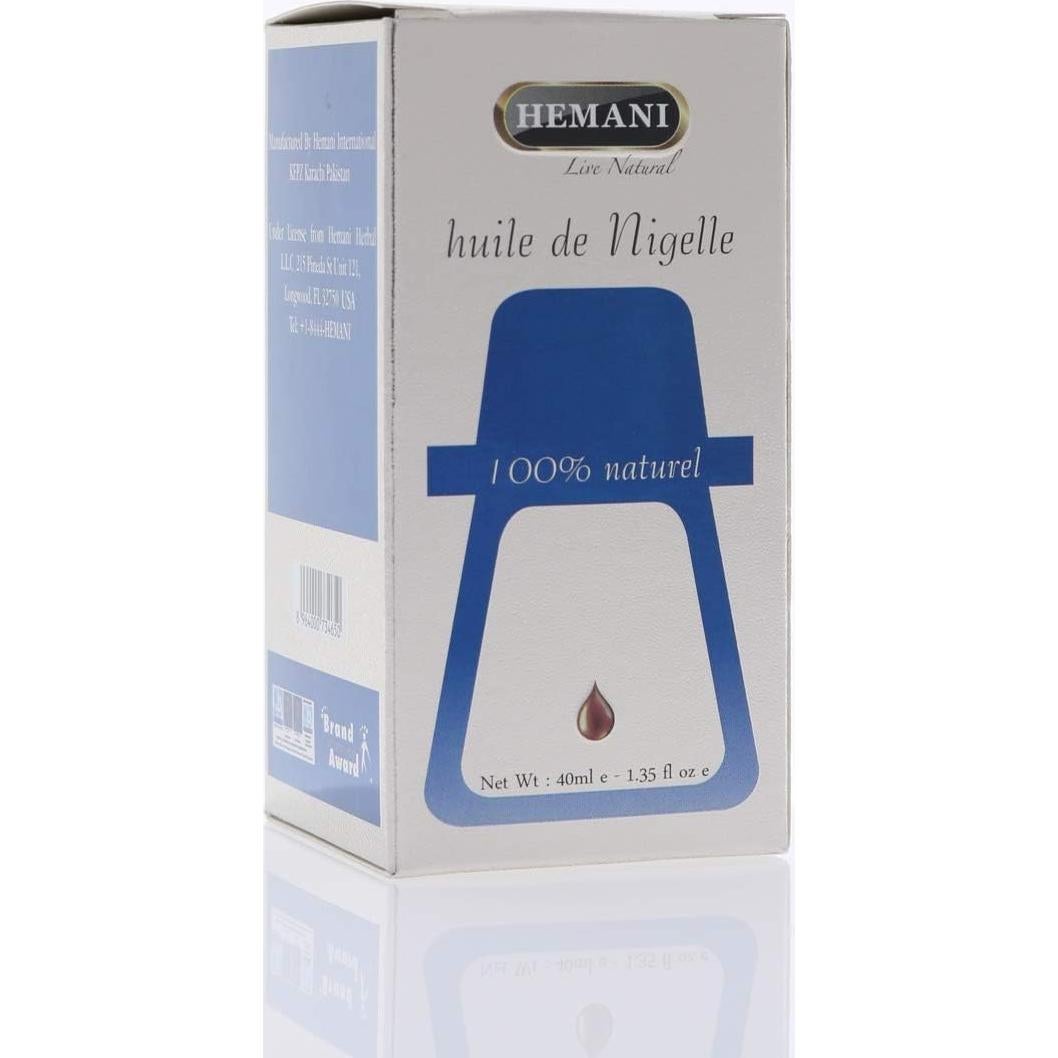 Aceite de Semilla Negra Hemani 60ml - Orgánico Prensado en Frío