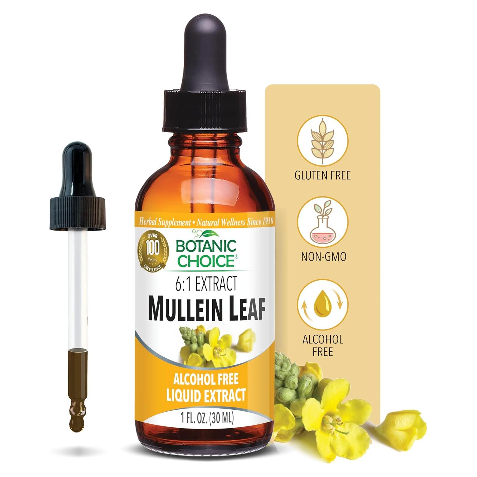 Extracto Líquido de Hoja de Mullein Botanic Choice 30 ml