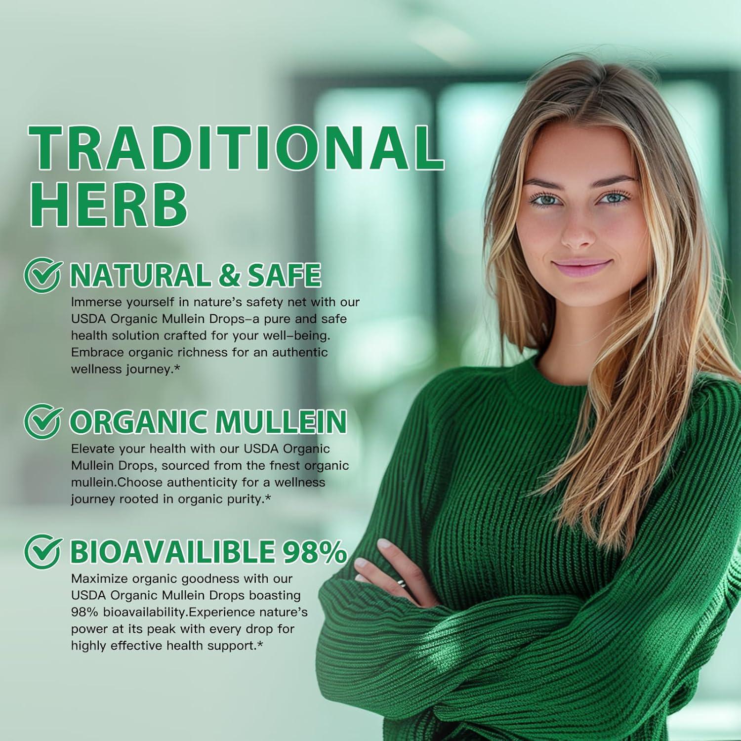 Tintura de Hoja de Mullein Novomins 118 ml - Salud Pulmonar