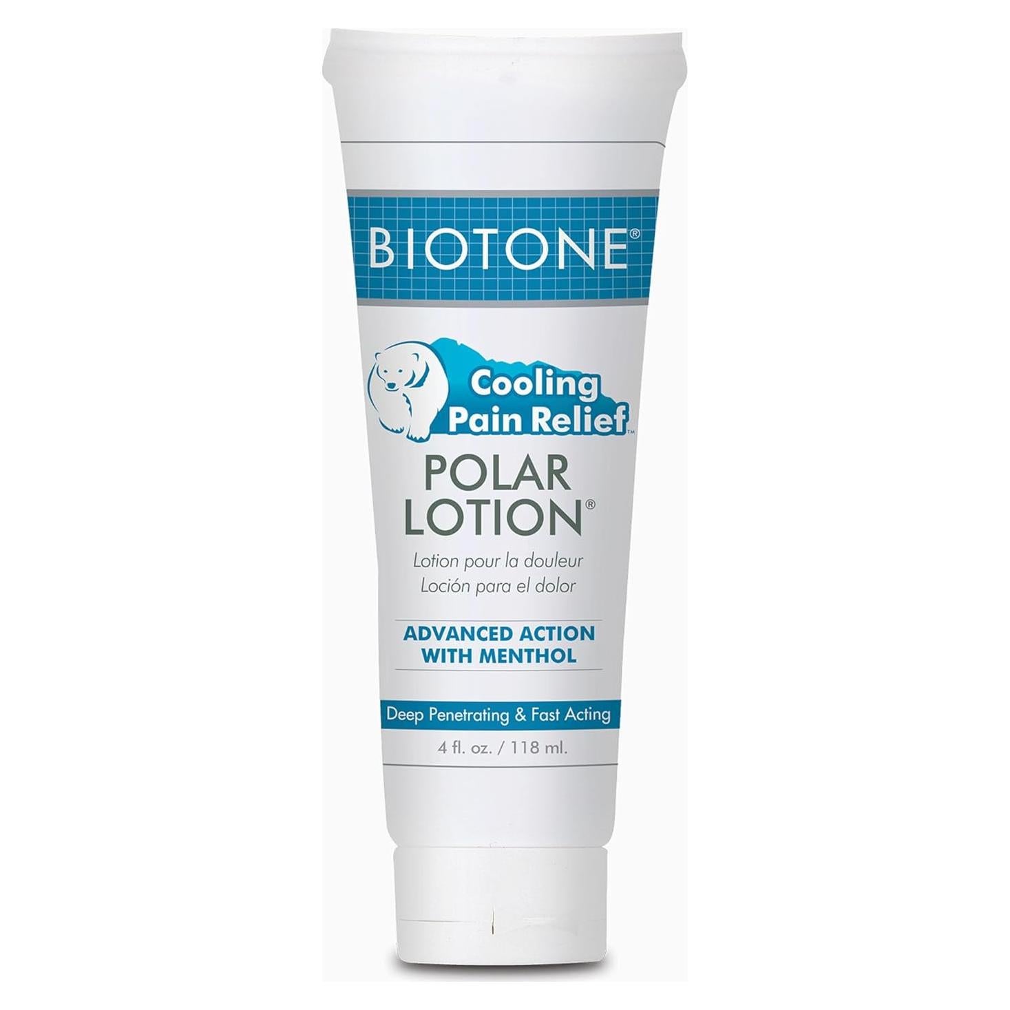 Loción Polar BIOTONE 113.4 g - Alivio Dolor Muscular y Articular