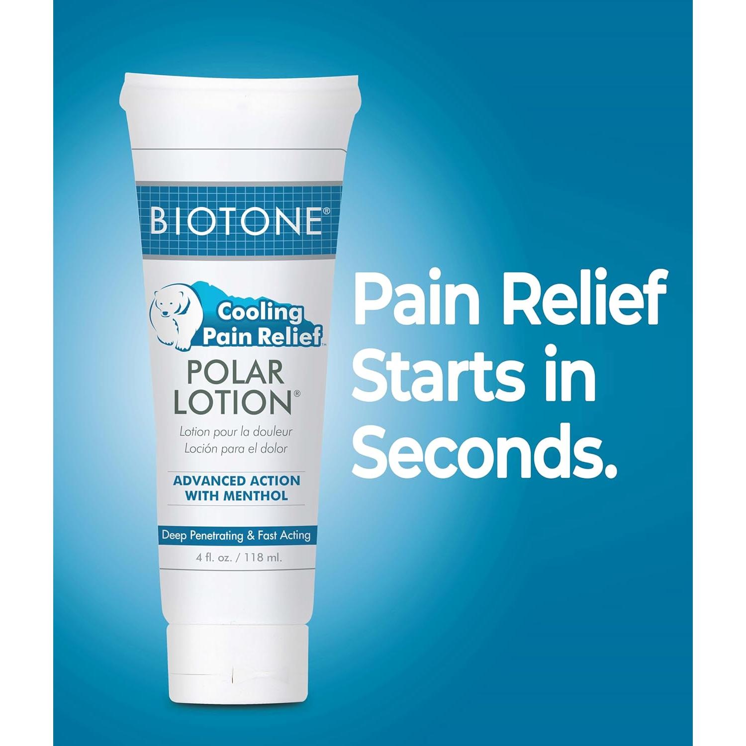 Loción Polar BIOTONE 113.4 g - Alivio Dolor Muscular y Articular