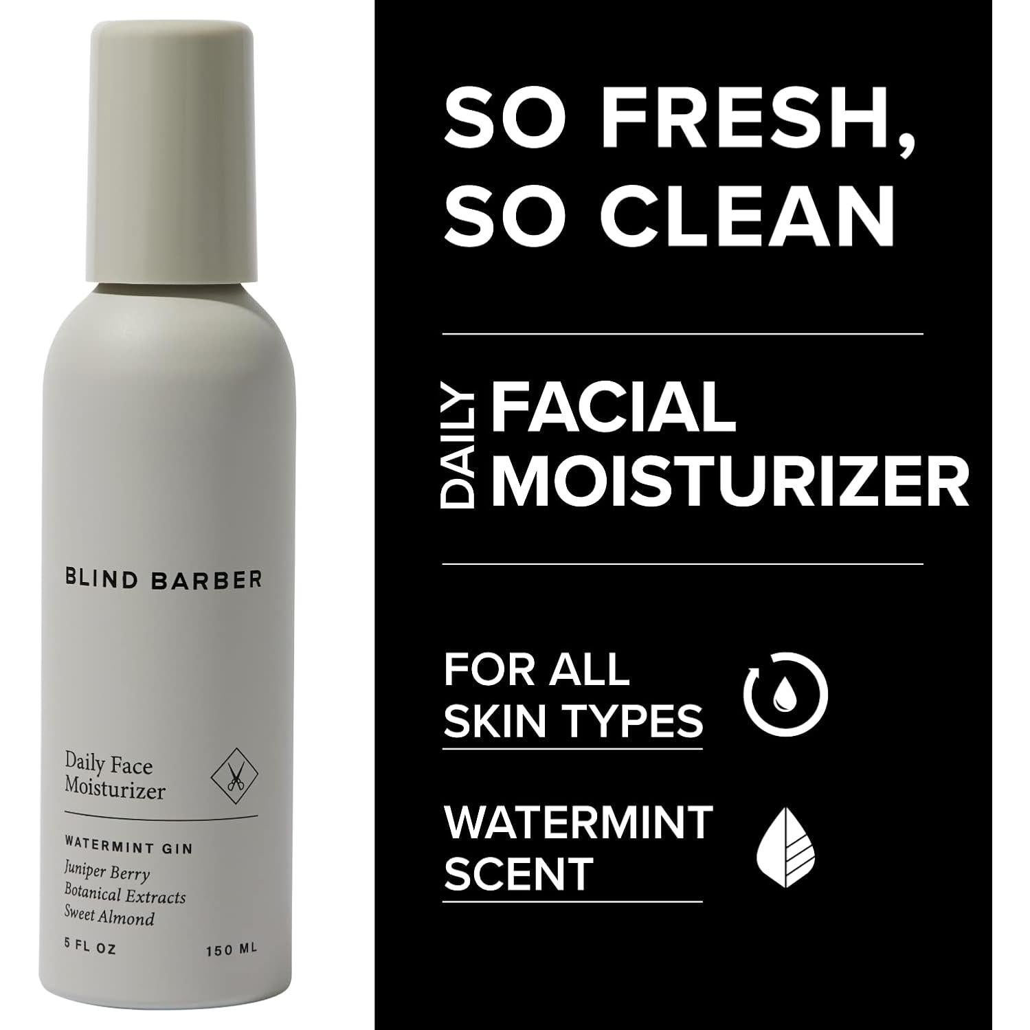 Hidratante Facial Diario Blind Barber 150ml - Crema y Aftershave