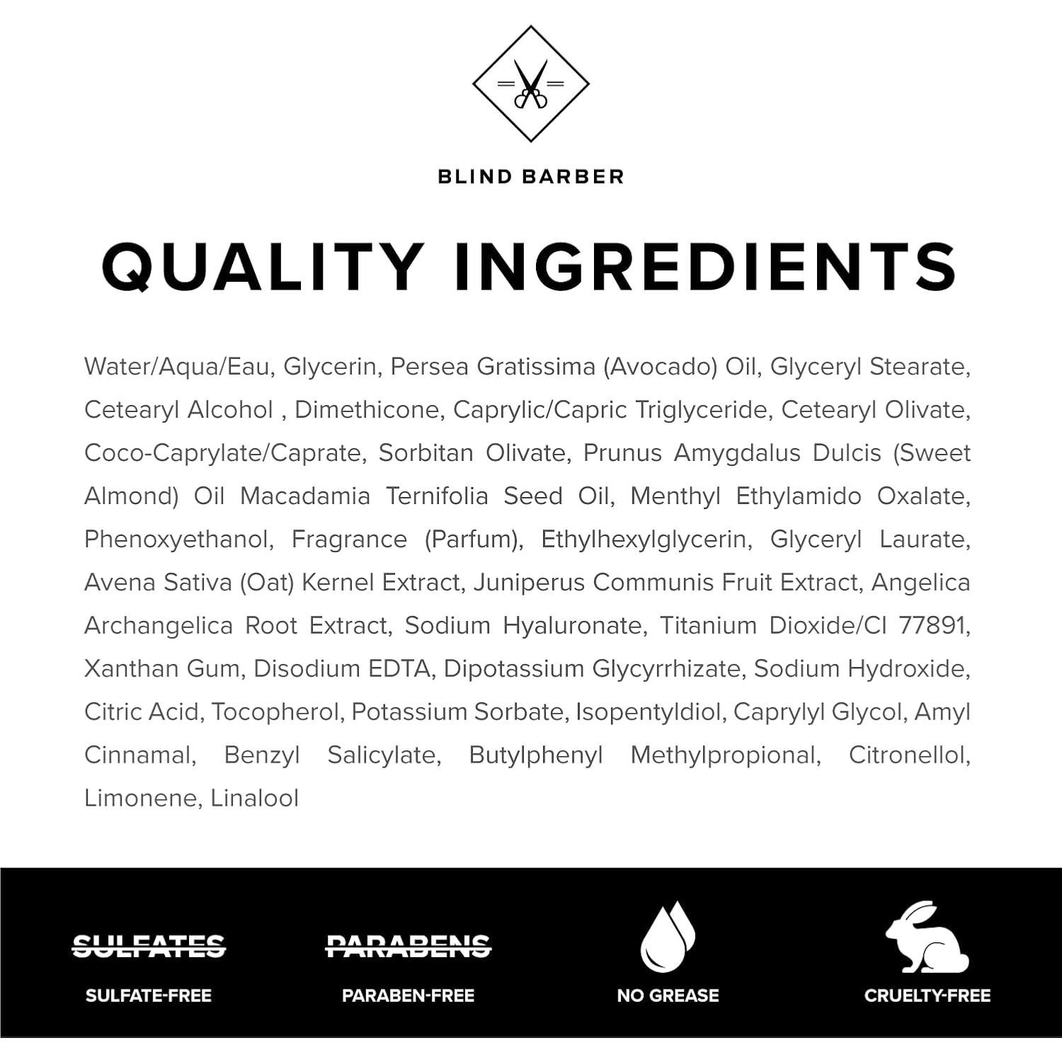 Hidratante Facial Diario Blind Barber 150ml - Crema y Aftershave