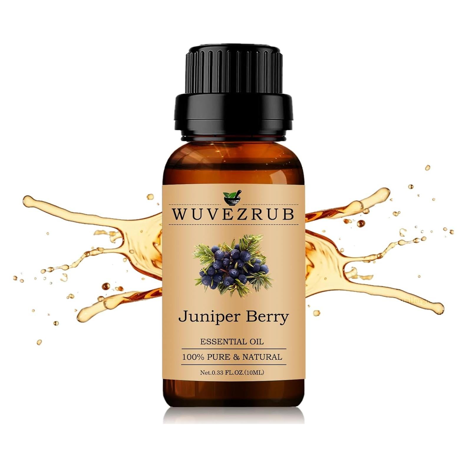 Aceite Esencial de Bayas de Enebro 10ml Wuvezrub 100% Puro