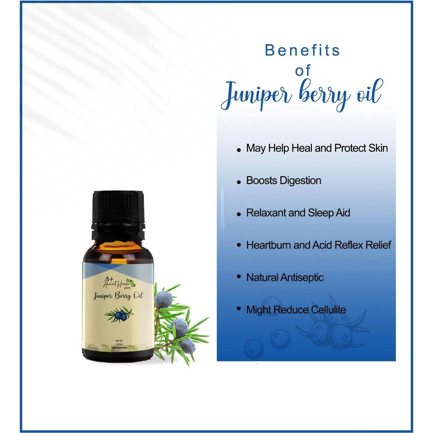 Aceite Esencial de Baya de Enebro Surajbala 100ml Natural