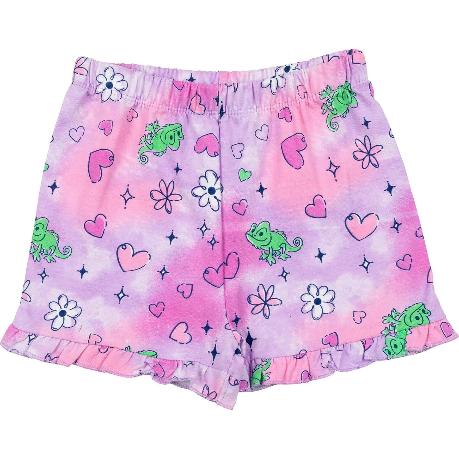 Conjunto camiseta peplum y pantalones cortos Disney Rapunzel