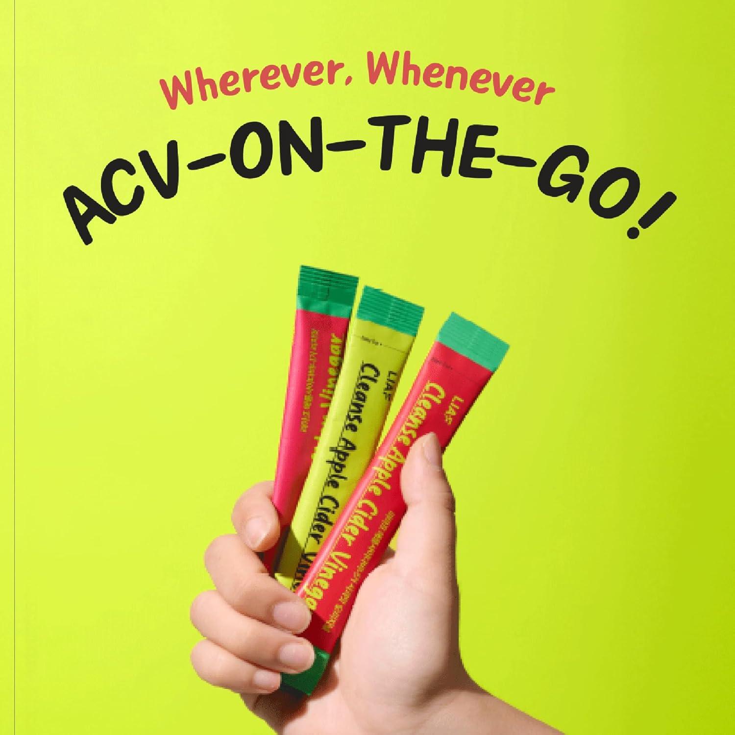 Polvo de Vinagre de Sidra de Manzana LIAF - Limón 10 Paquetes