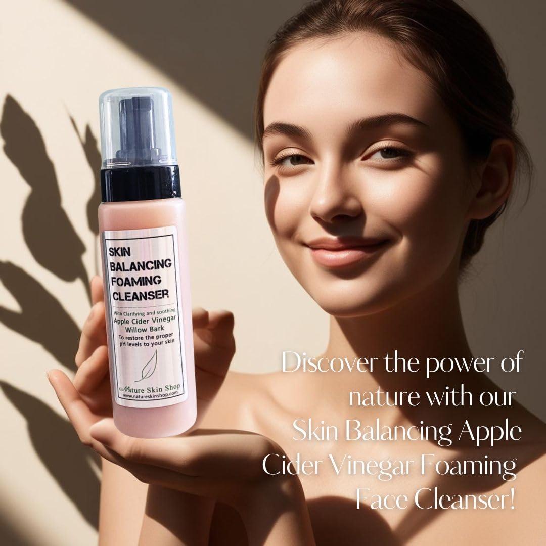 Limpiador Facial Espumoso Nature Skin Shop 240g - Vinagre de Sidra