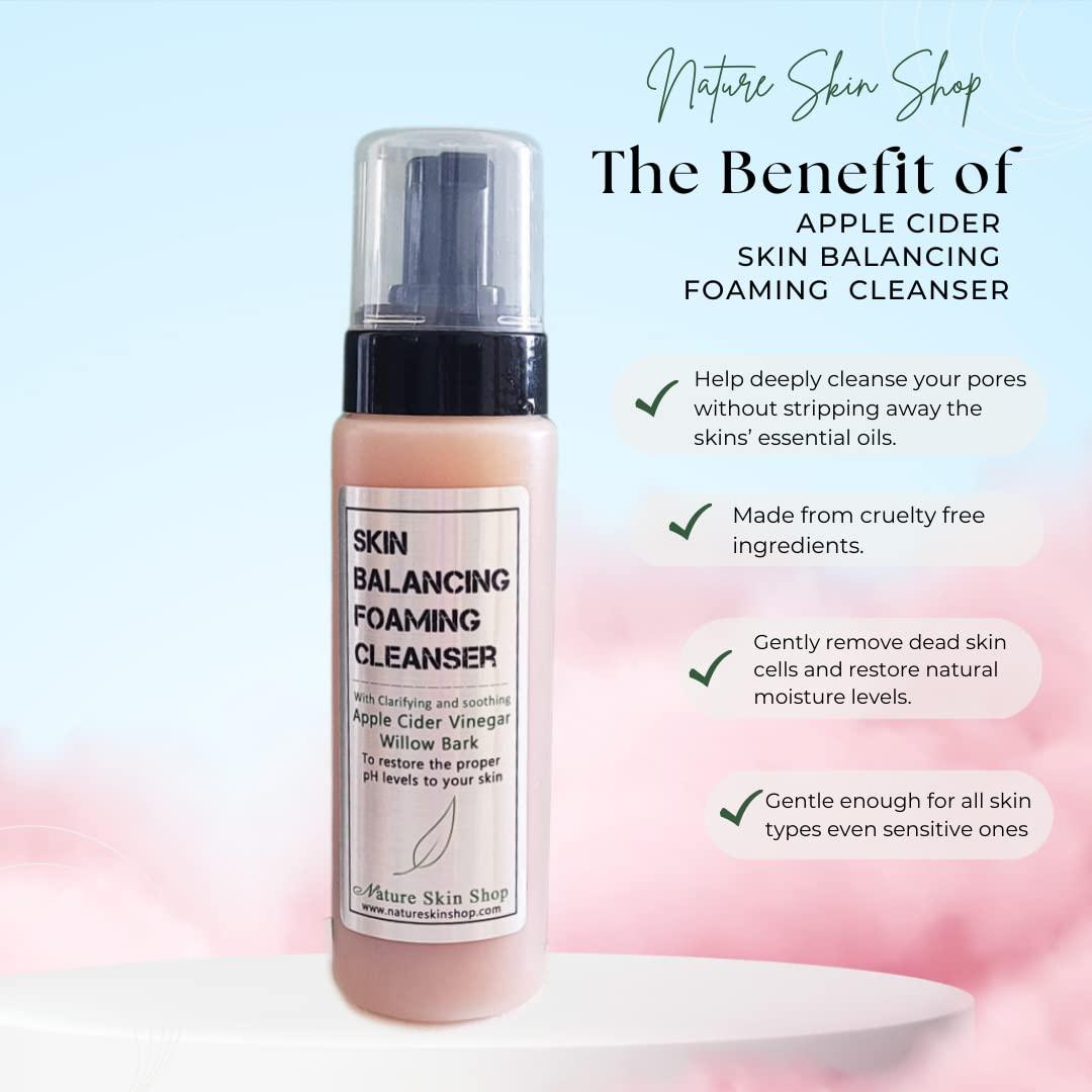 Limpiador Facial Espumoso Nature Skin Shop 240g - Vinagre de Sidra