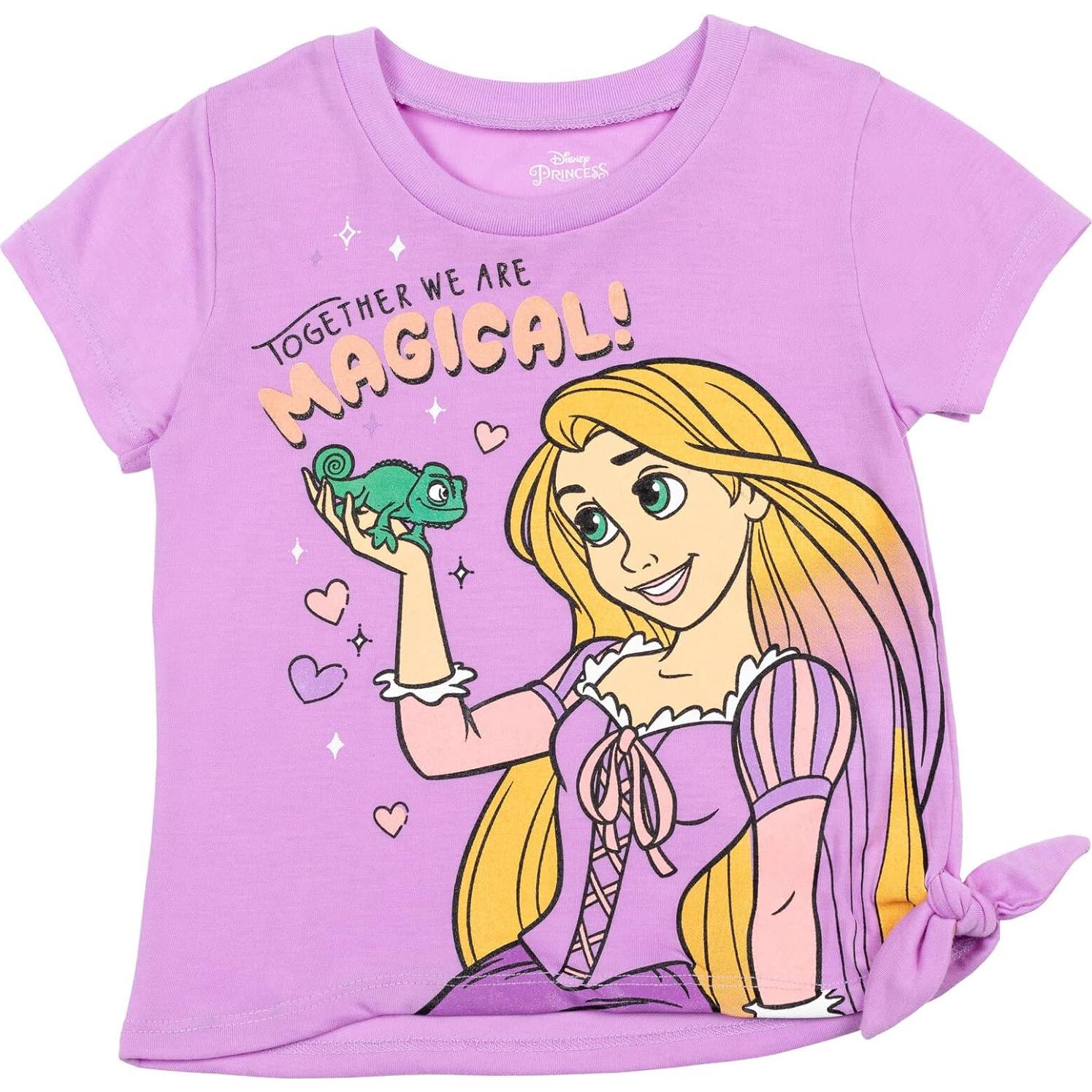 Conjunto camiseta peplum y pantalones cortos Disney 2T