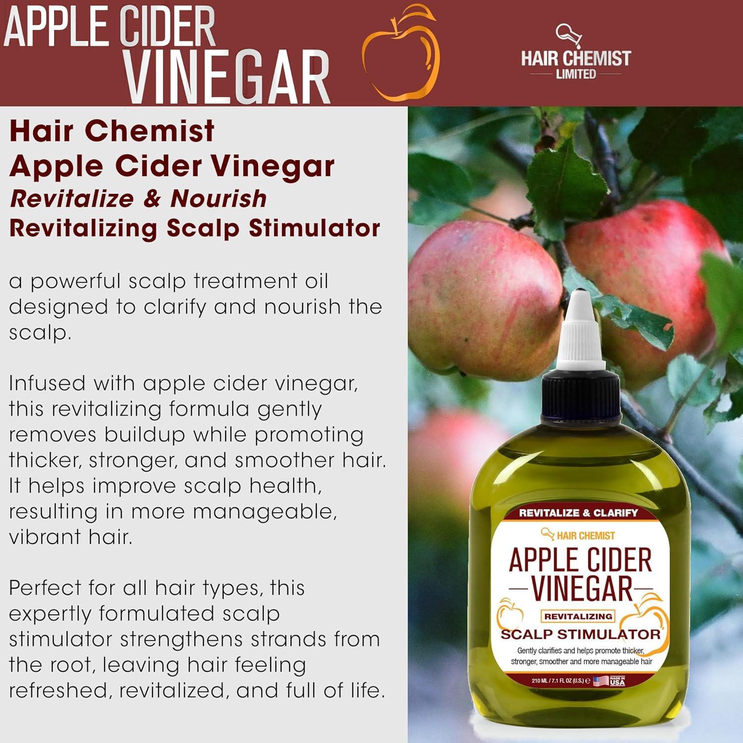 Hair Chemist Vinagre de Sidra de Manzana 200g - Estimulador Cuero Cabelludo