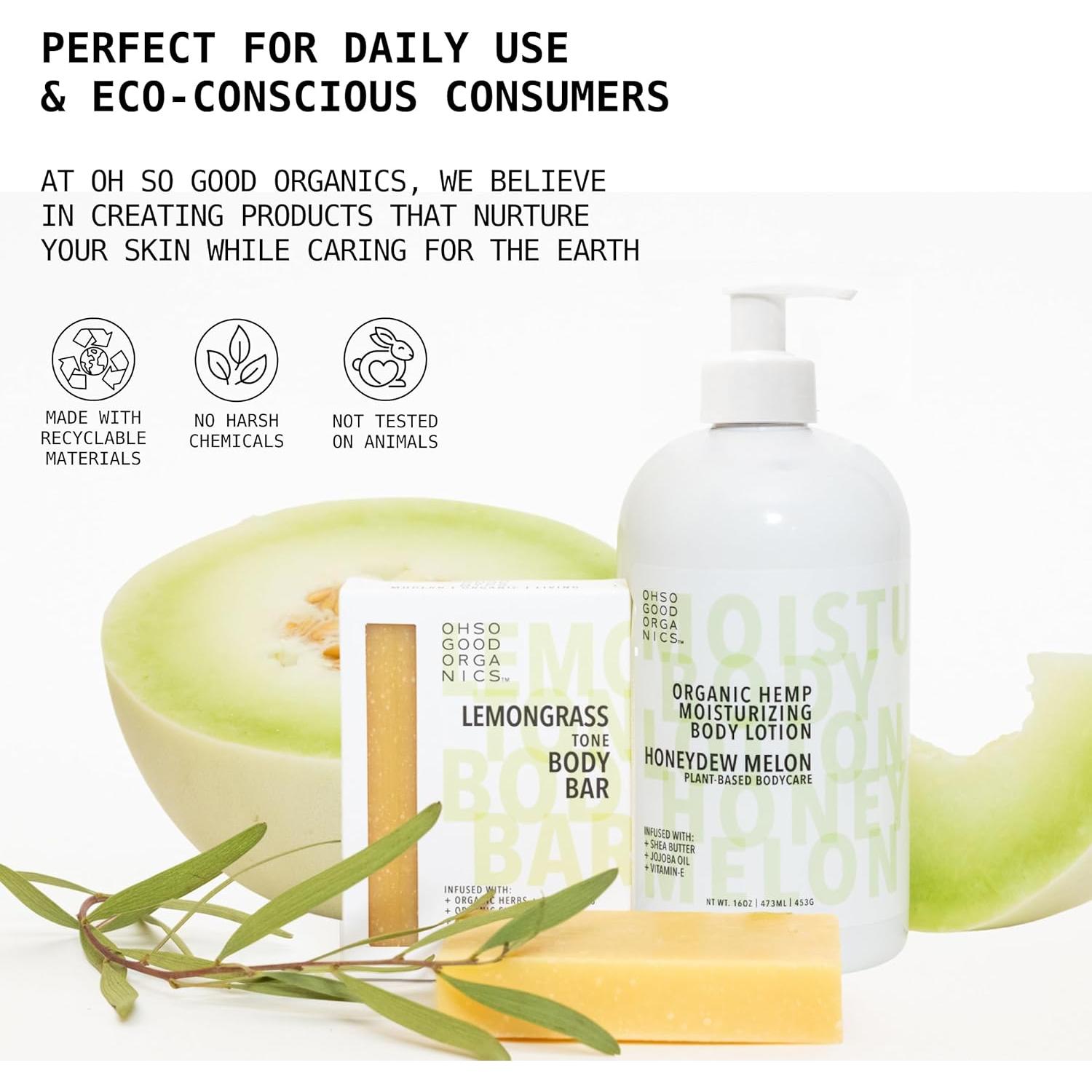 Jabón Orgánico Natural Oh So Good con Hierba Limón 113g