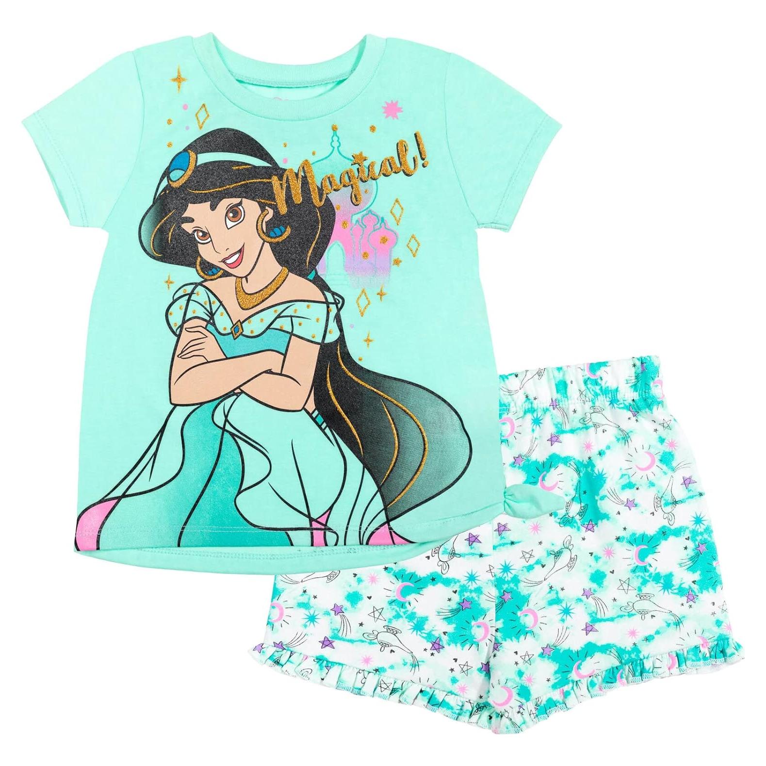 Conjunto camiseta y shorts Tiana Disney 14-16 años