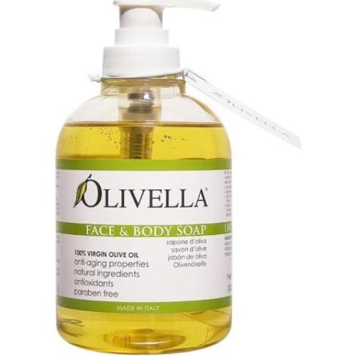 Jabón Líquido Natural para Cara y Cuerpo Olivella 300 ml